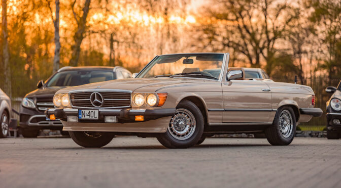 Mercedes 380 SL R107 1984 – 99000 PLN – Obrowiec