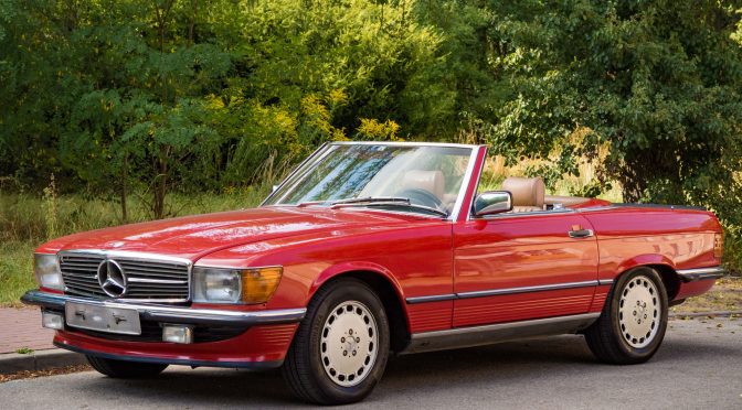 Mercedes 500 SL R107 1986 – 169000 PLN – Ząbki